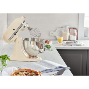 KitchenAid - 5 Quarts Tilt-Head Mixer in Cream - KSM150PSAC