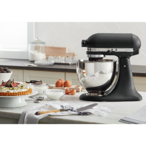 KitchenAid - 5 Quarts Tilt-Head Mixer in Black - KSM150PSBK