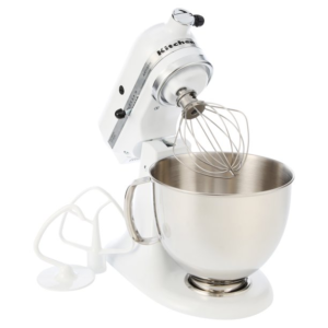 KitchenAid - 5 Quarts Tilt-Head Mixer in White - KSM150PSFW