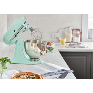 KitchenAid - 5 Quarts Tilt-Head Mixer in Turquoise - KSM150PSIC