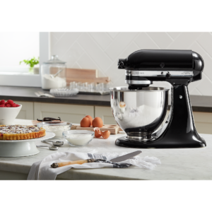 KitchenAid - 5 Quarts Tilt-Head Mixer in Black - KSM150PSOB