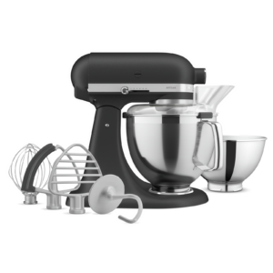 KitchenAid - 5 Quarts Tilt-Head Mixer in Black - KSM195PSBK