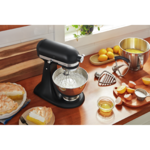 KitchenAid - 5 Quarts Tilt-Head Mixer in Black - KSM195PSBM