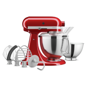 KitchenAid - 5 Quarts Tilt-Head Mixer in Red - KSM195PSCA