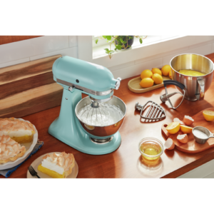 KitchenAid - 5 Quarts Tilt-Head Mixer in Blue - KSM195PSMI