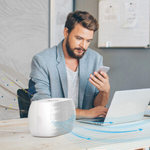 PureZone Breeze Tabletop Air Purifier