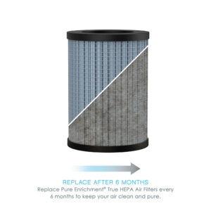 PureZone Mini Portable Air Purifier & Replacement Filters Bundle