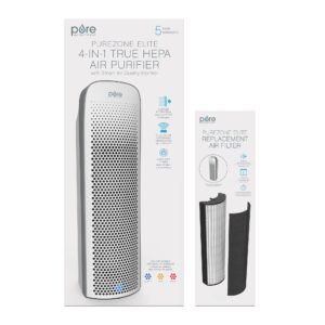 PureZone Elite 4-in-1 True HEPA Air Purifier & Replacement Filter Bundle