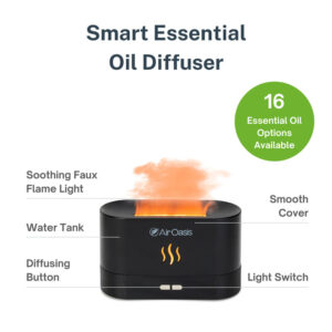 Essential Oil Flame Diffuser & Humidifier